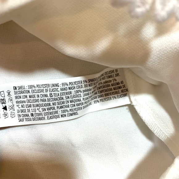 Endless Rose Lace Bustier Mini Dress Women’s White Small NWOT - Picture 8 of 8